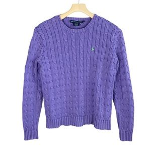 Ralph Lauren Cable Knit Pullover Sweater Large